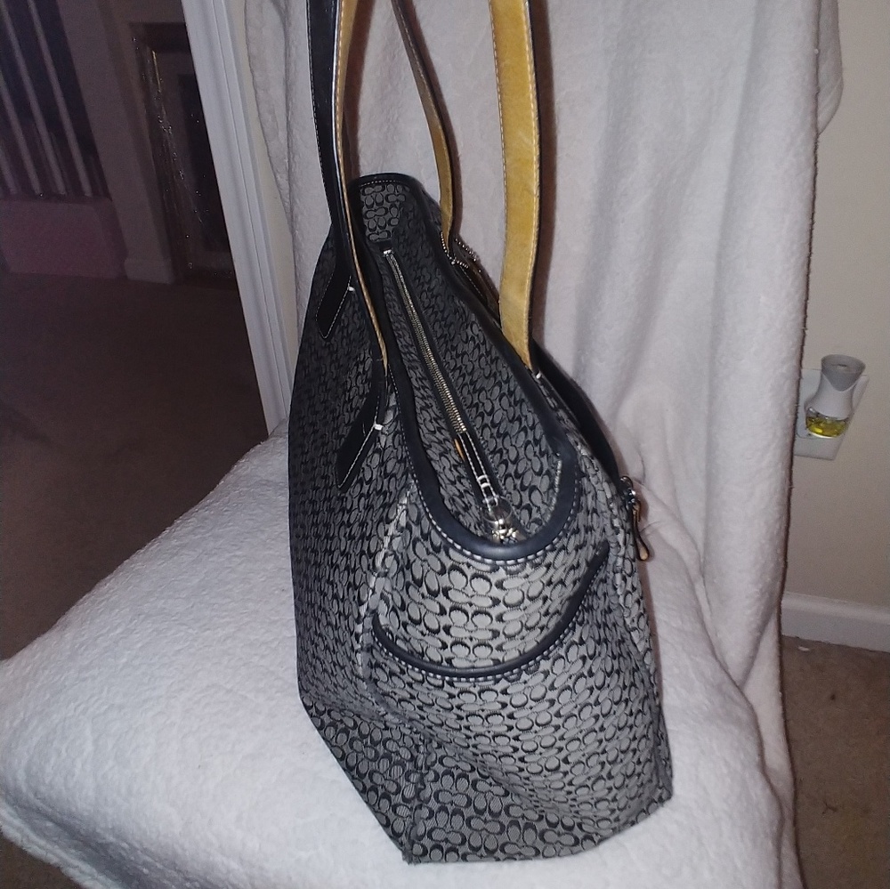 Coach monogram diaper bag/oversize tote - Picture 3 of 7